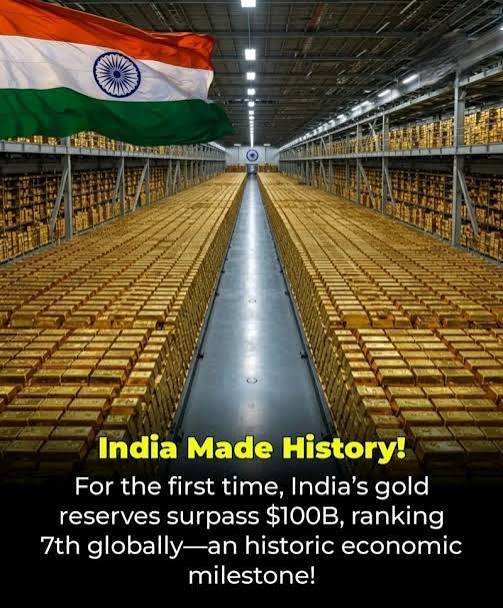 India's Gold Reserves Hit Historic Milestone: $102.36 Billion!