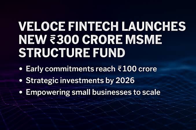 Fintech firm Veloce Fintech launches ₹300-crore fund to back MSMEs and startups