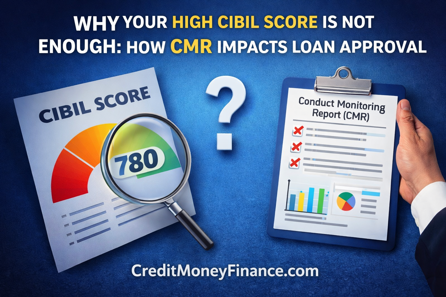 A high CIBIL score doesn’t guarantee loan approval. Learn how CMR ...