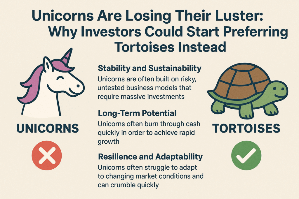 Unicorns Are Losing Their Luster: Why Investors Are Starting to Prefer Tortoise-Style Startups Over High-Burn Unicorns