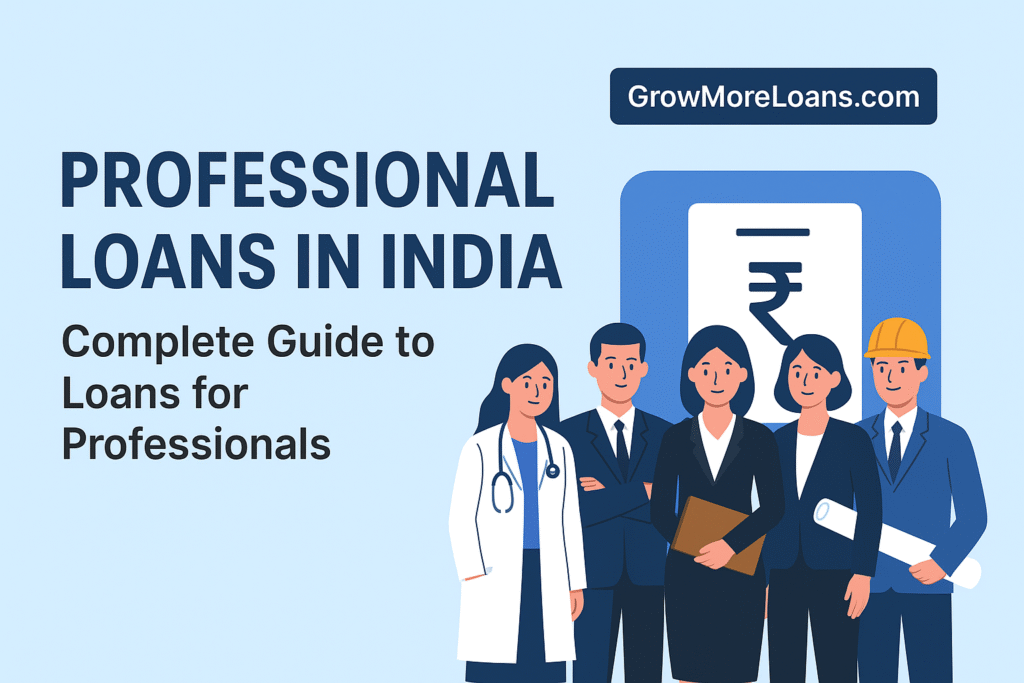 Professional Loans in India: Complete Guide to Loans for Professionals (Doctors, CA, Lawyers, Architects & More)