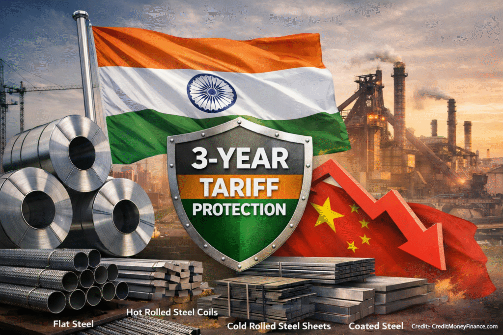 India imposes 3-Year Safeguard Tariff on Steel Imports: A Strategic Push for Self-Reliance and Domestic Industry Protection