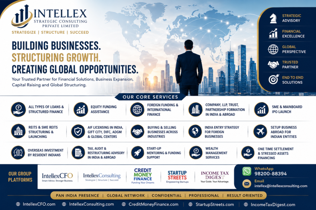 Comprehensive Financial, Business Expansion & Global Structuring Services in India – Your Trusted Strategic Consulting Partner.